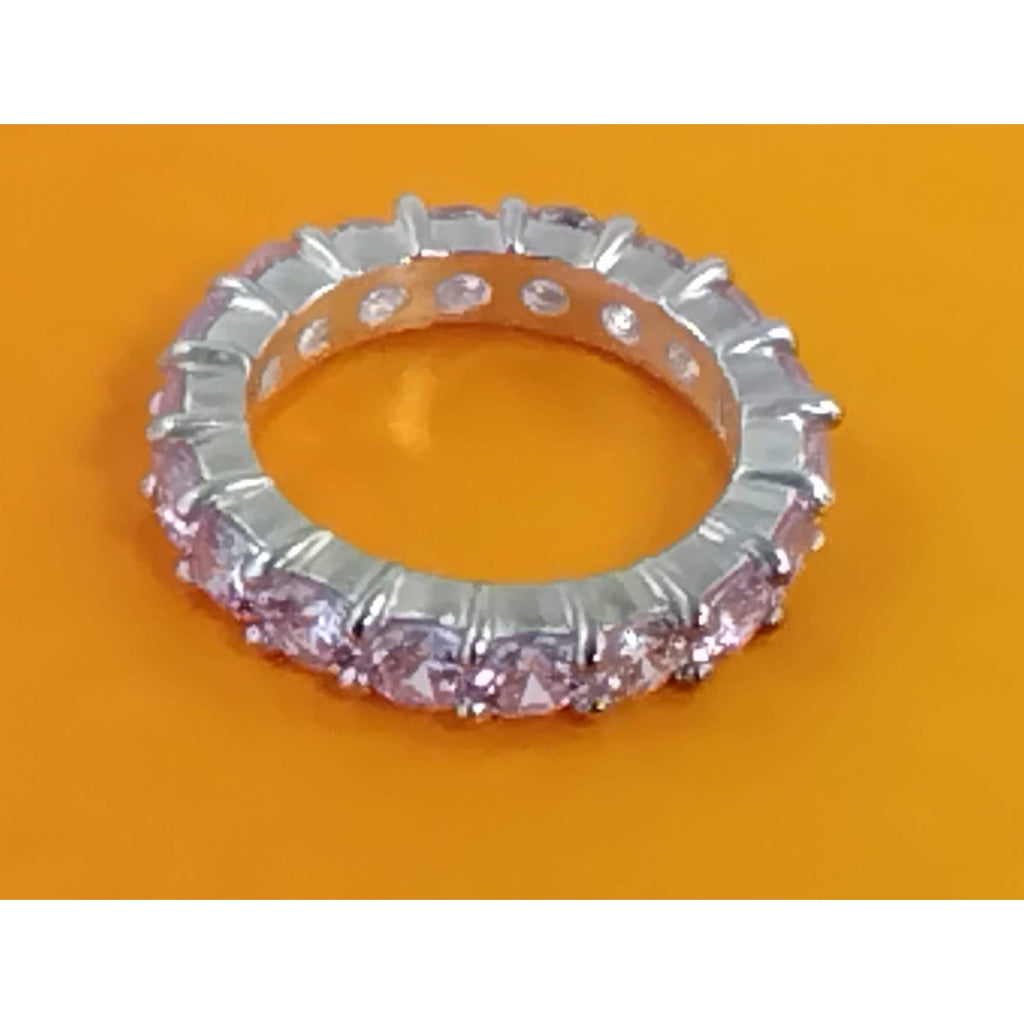 2.89 CT Sim Diamond 925 Sterling Silver CZ Engagement Wedding Band Ring Size 7