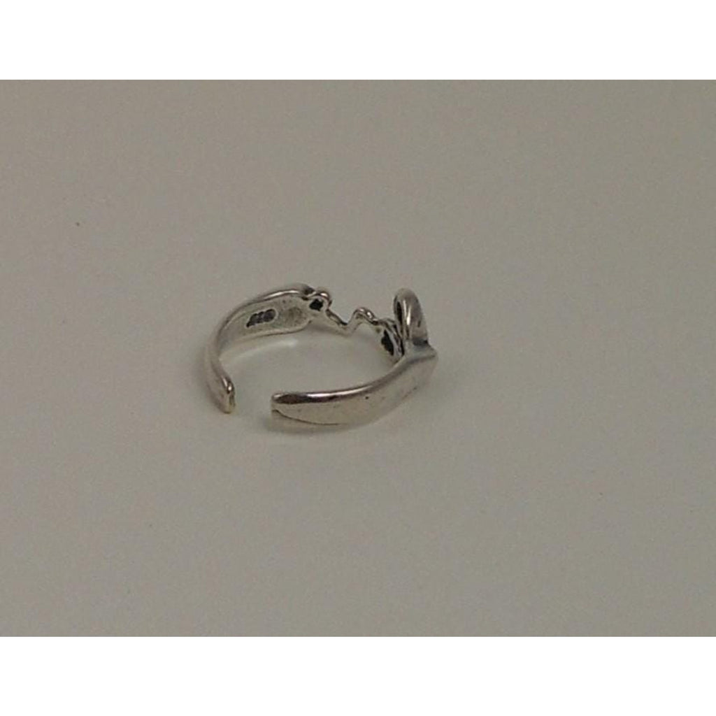 Vintage Sterling Silver LOVE Toe Ring from Thailand - NOS, 925 Silver, Unique