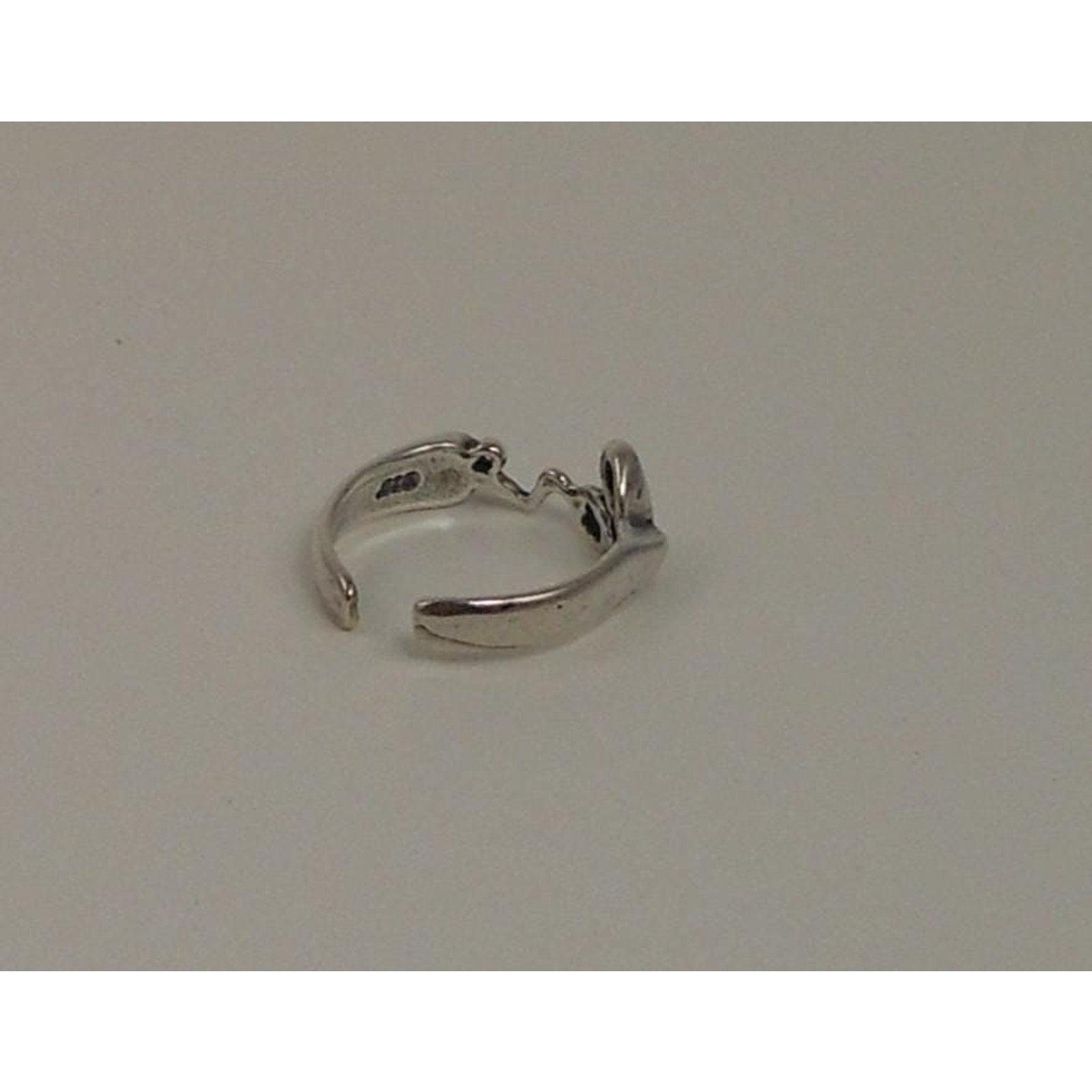 Vintage Sterling Silver LOVE Toe Ring from Thailand - NOS, 925 Silver, Unique