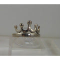 Vintage Sterling Silver Crown Queen Princess Toe Ring NOS 925 1.6g Thailand Made - HoneyThomas.com