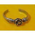 Vintage Sterling Silver Rose Flower Toe Ring – Handcrafted Unique Boho Jewelry - HoneyThomas.com
