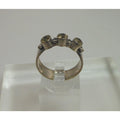 925 Sterling Silver Bali Design Ring Size 9.5 Vintage 3-Stone Balinese Style - HoneyThomas.com