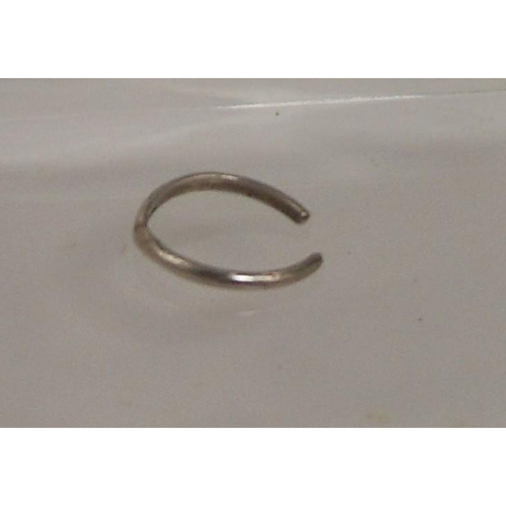 Vintage Sterling Silver V-Dip Toe Ring, Thai Made NOS, Delicate 2mm Band, Sexy