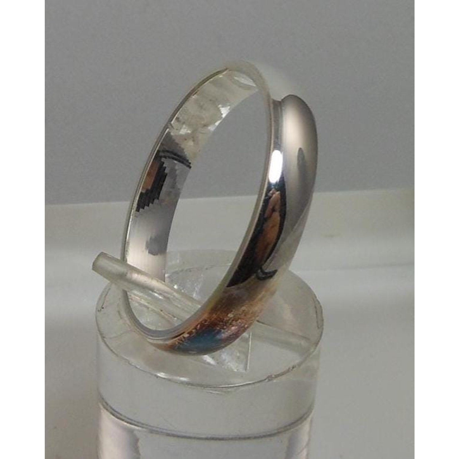 Handcrafted Silver Wedding Band Ring from Thailand: Size 11.75, 4mm Vintage 4.1g - HoneyThomas.com