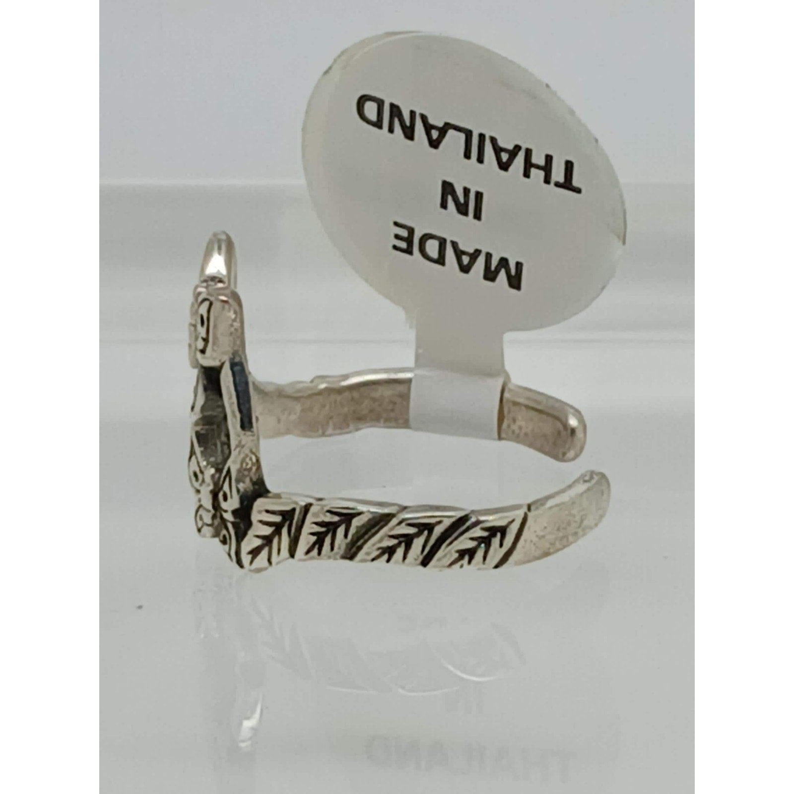 1990s Vintage Sterling Silver Butterfly Flower Toe Ring Handcrafted Darling Fun - HoneyThomas.com