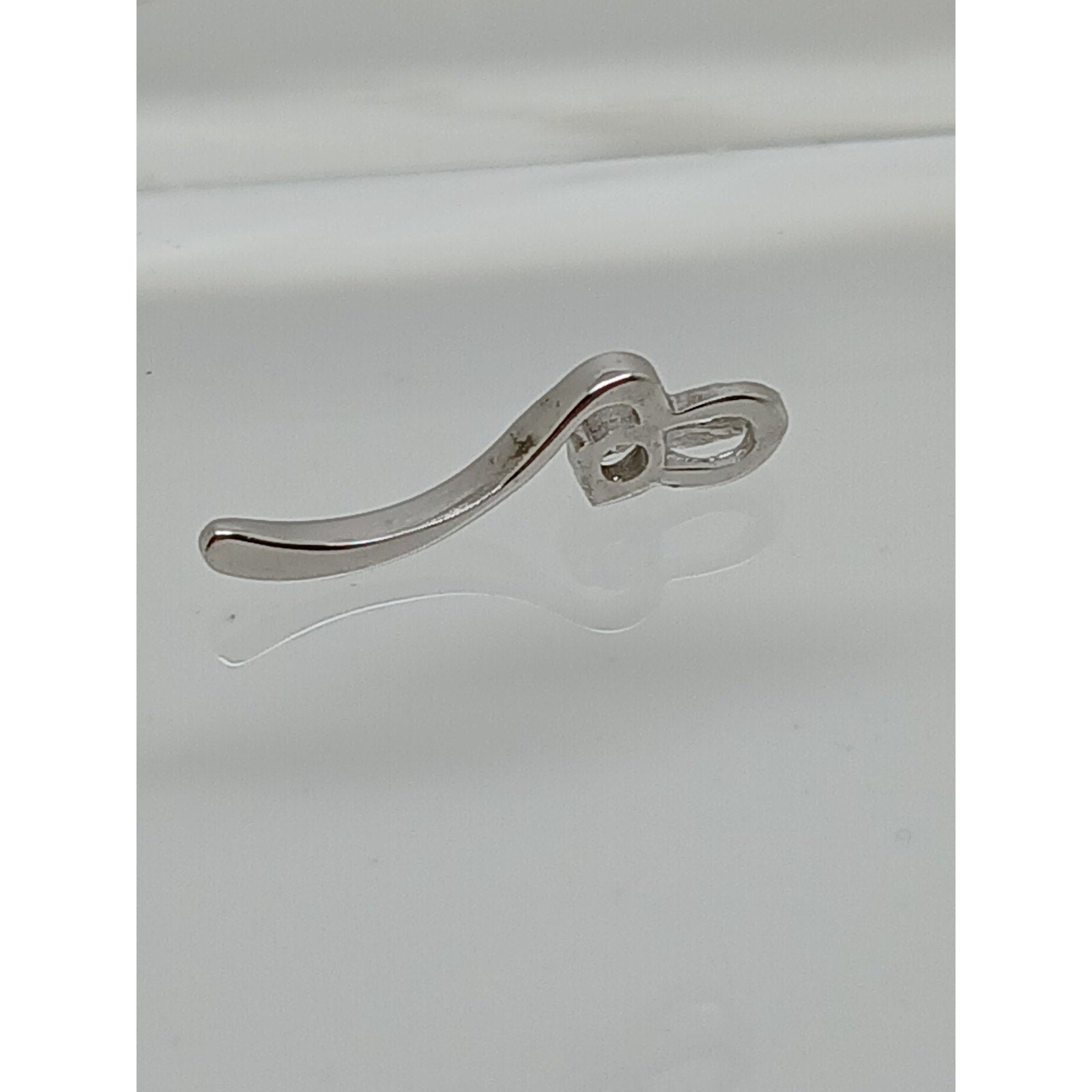 .925 Thailand Sterling Silver Simulated Diamond Pendant Necklace NEW Gift Boxed - HoneyThomas.com