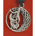 Vintage Celtic Vision Sacred Symbols Goddess Mother Child Necklace Pendant - HoneyThomas.com
