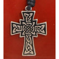 Vintage Celtic Vision Sacred Symbols Cross Necklace Pendant 24 Adjustable - HoneyThomas.com