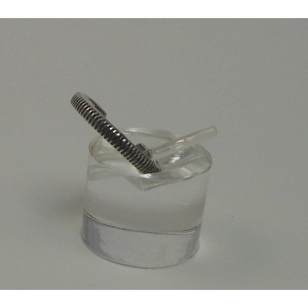 Vintage 925 Sterling Silver Coin Edge Toe Ring - Sexy Style from Thailand  NOS