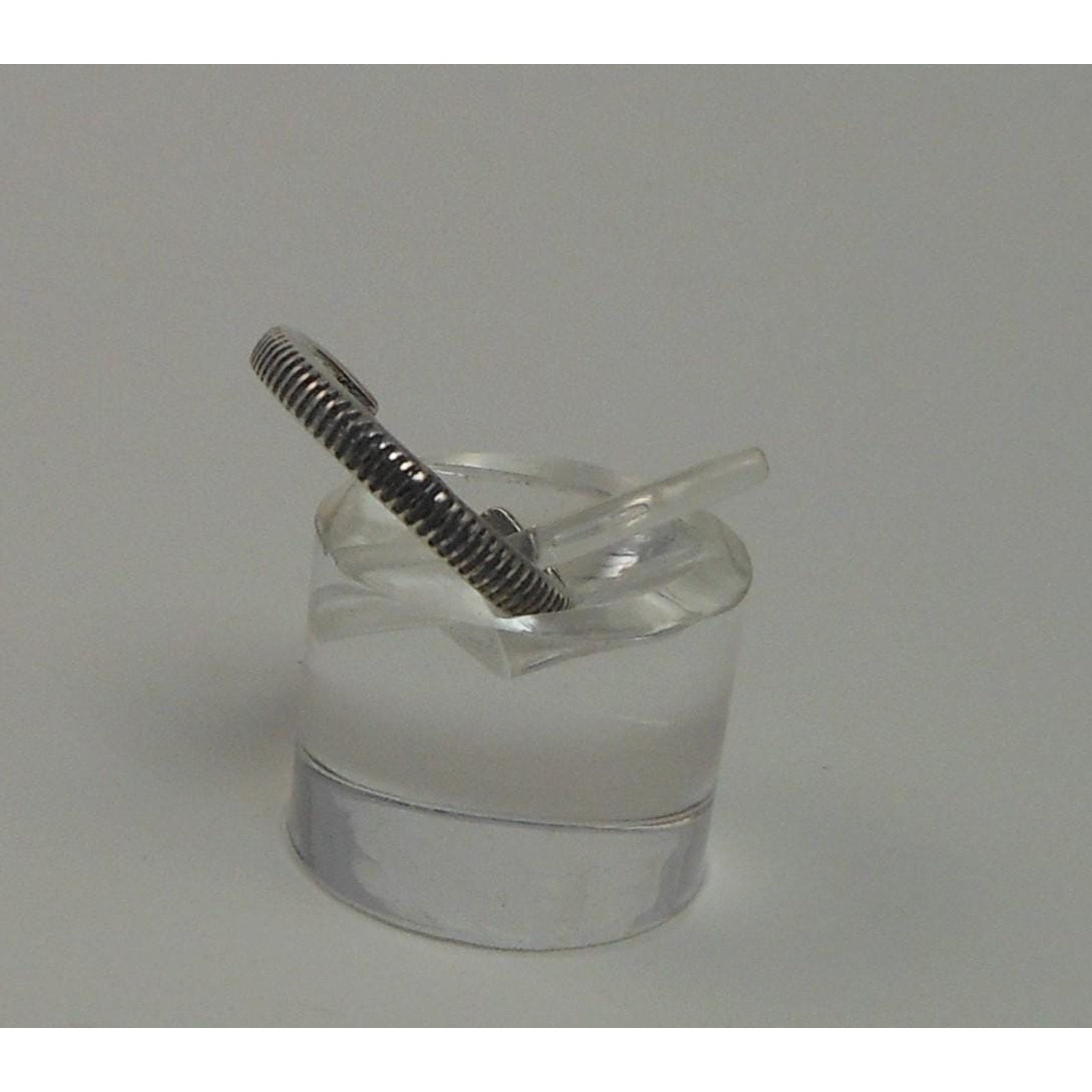 Vintage 925 Sterling Silver Coin Edge Toe Ring - Sexy Style from Thailand  NOS