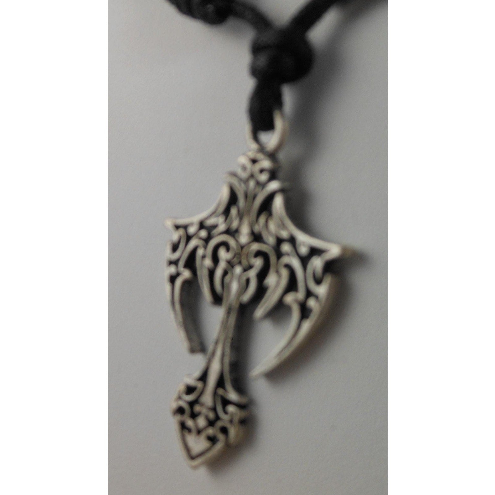 Vintage Celtic Cross Pendant Necklace 24" Adjustable Sacred Symbols NOS - HoneyThomas.com