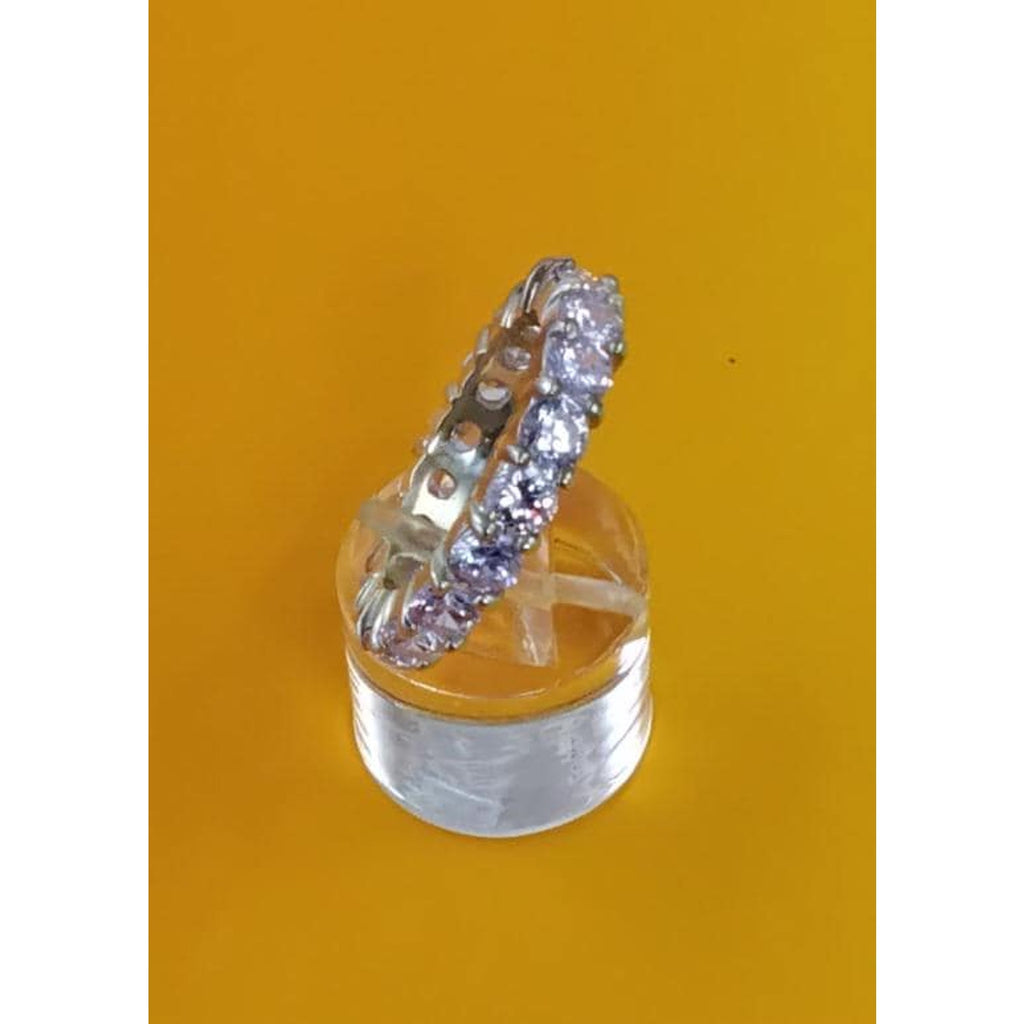 2.89 CT Sim Diamond 925 Sterling Silver CZ Engagement Wedding Band Ring Size 7