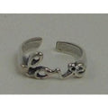 Vintage Sterling Silver LOVE Toe Ring from Thailand - NOS, 925 Silver, Unique