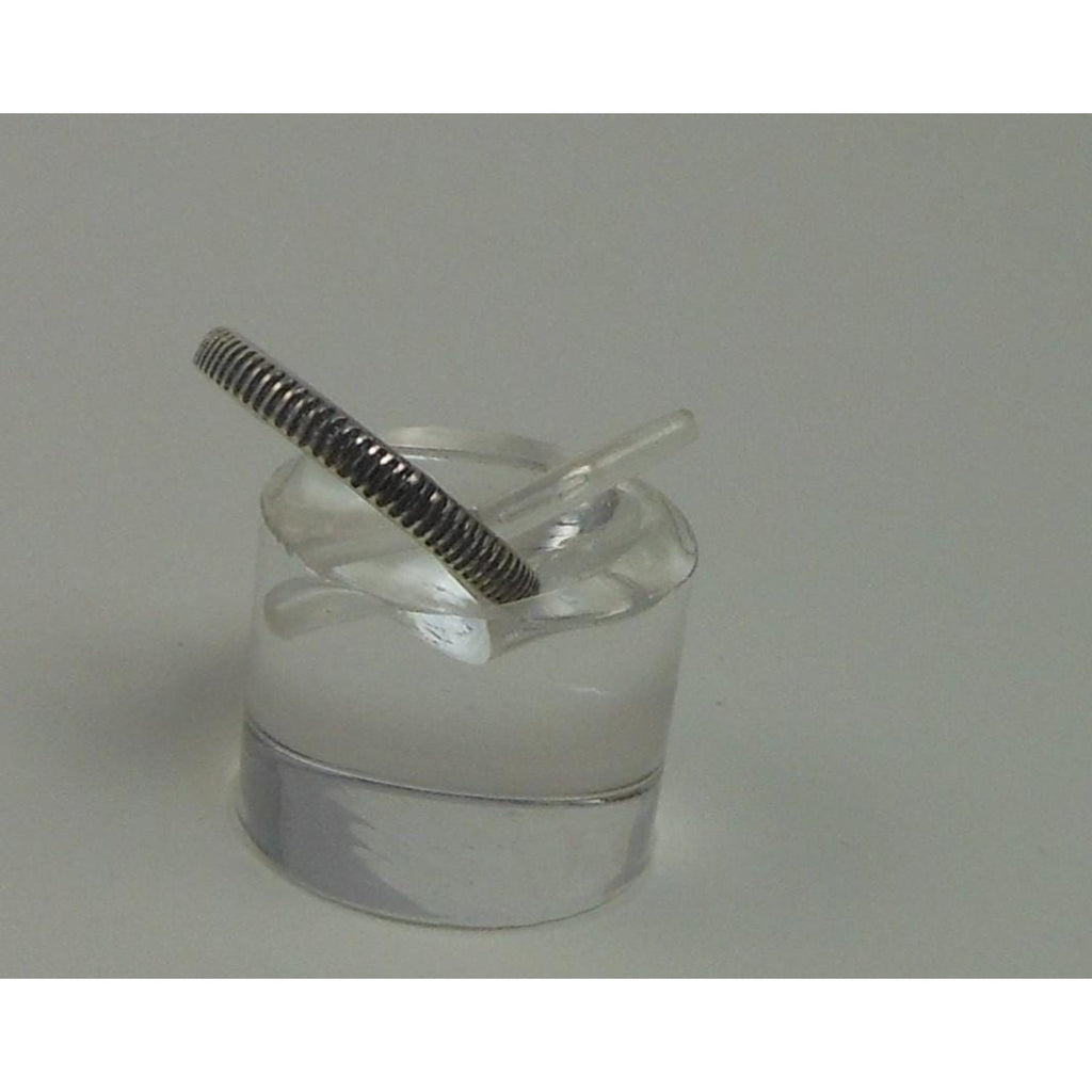 Vintage 925 Sterling Silver Sexy Money Coin Edge Toe Ring - Thailand New Old - HoneyThomas.com