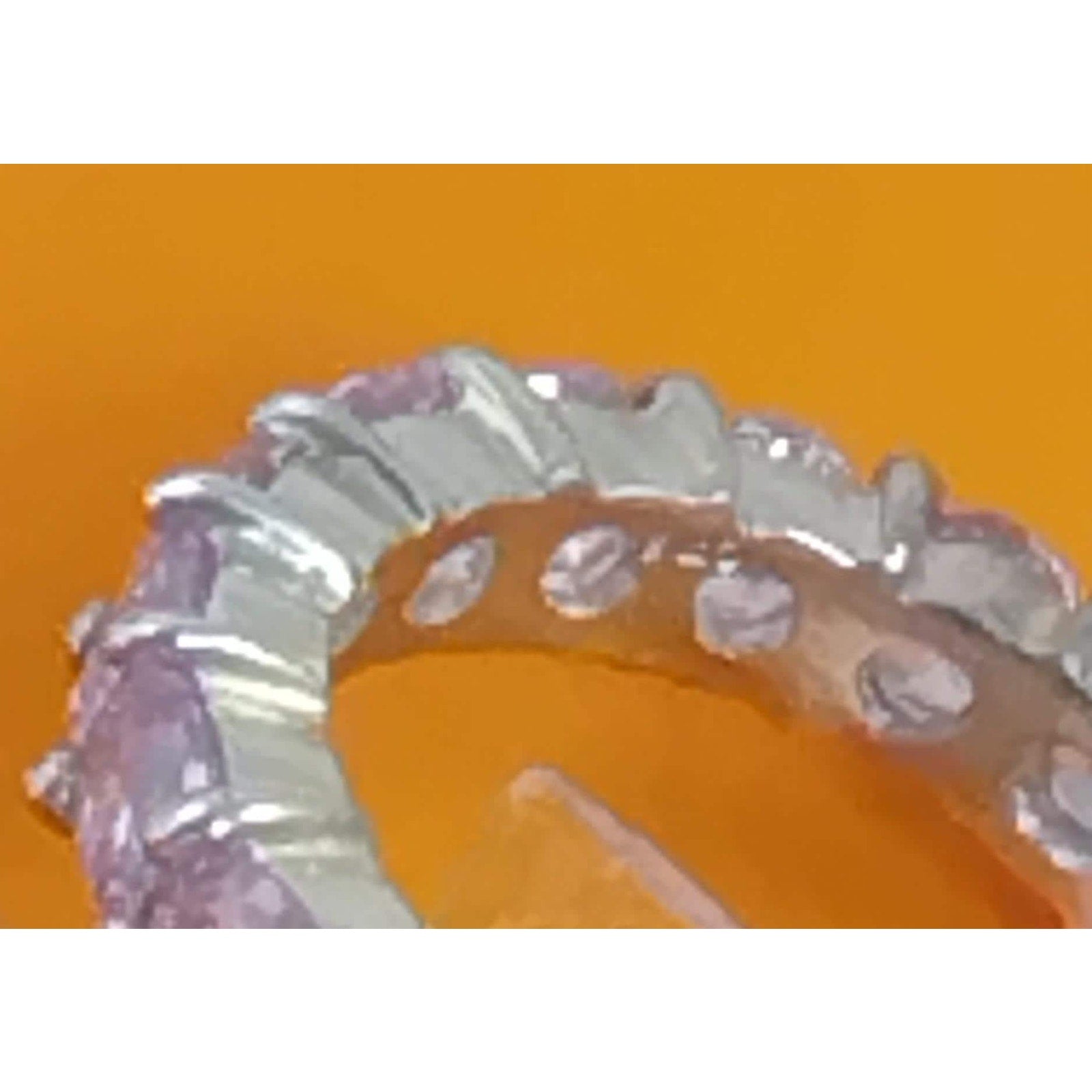 2.89 CT Sim Diamond 925 Sterling Silver CZ Engagement Wedding Band Ring Size 7