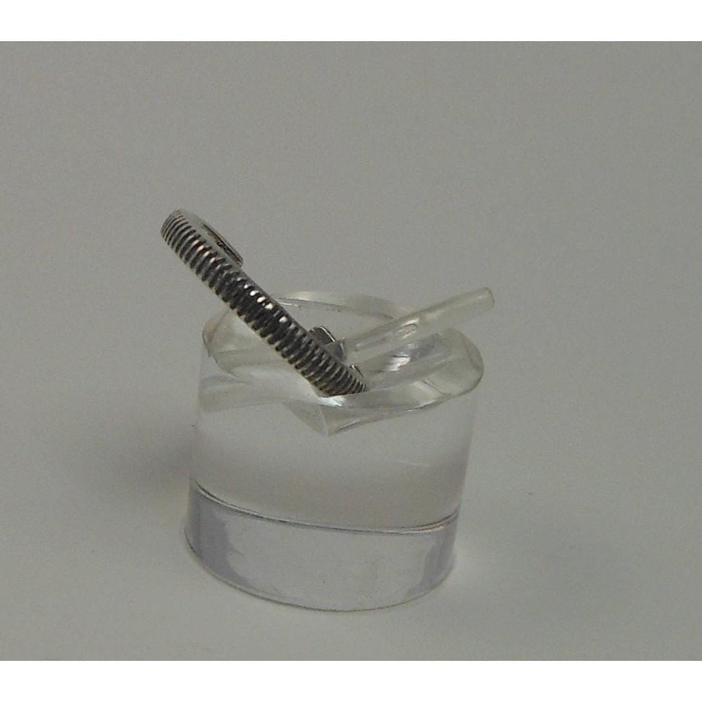 Vintage 925 Sterling Silver Sexy Money Coin Edge Toe Ring - Thailand New Old - HoneyThomas.com