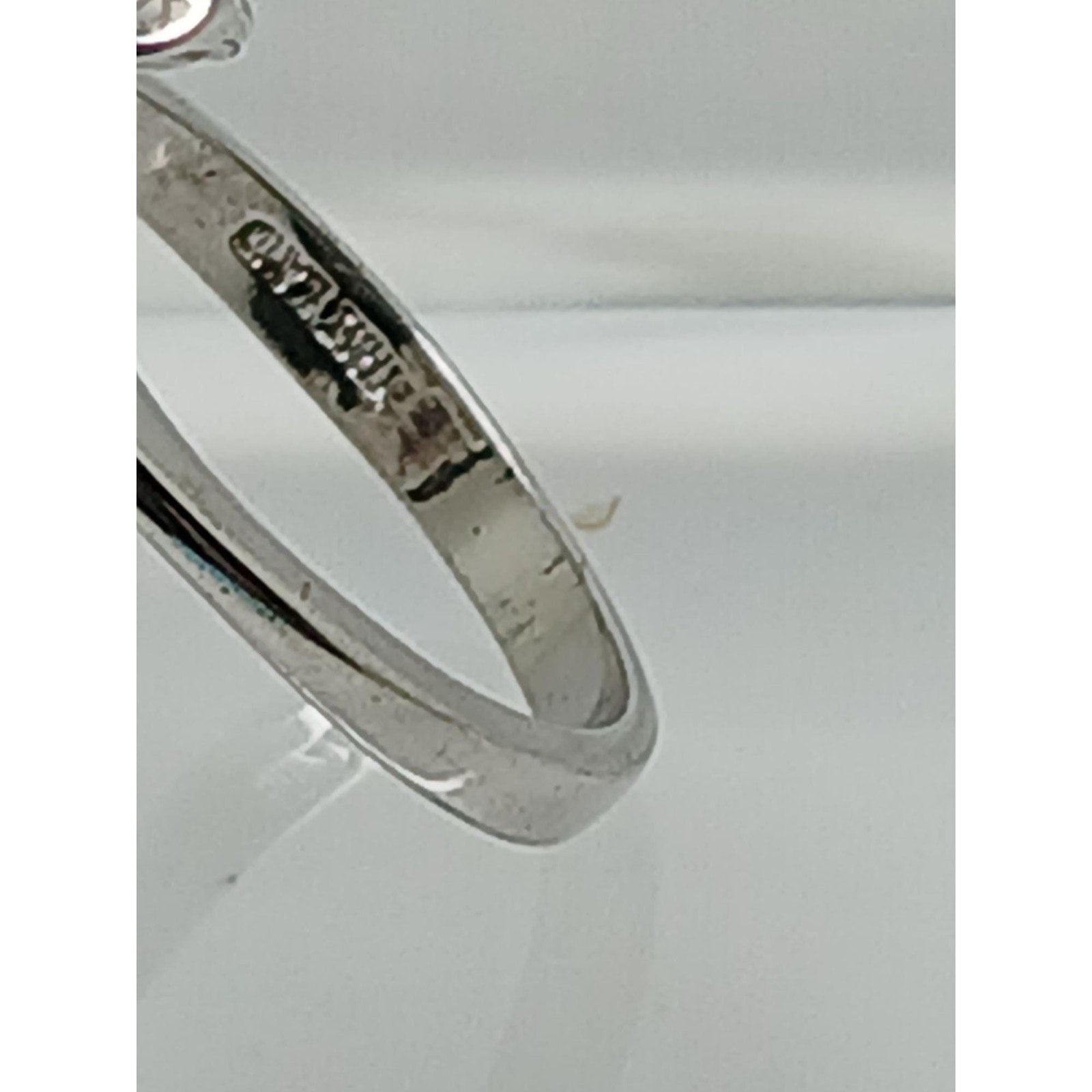 1990's Vintage Sterling Silver Flower Bypass Ring Pink & Green Tourmaline Size 7 - HoneyThomas.com