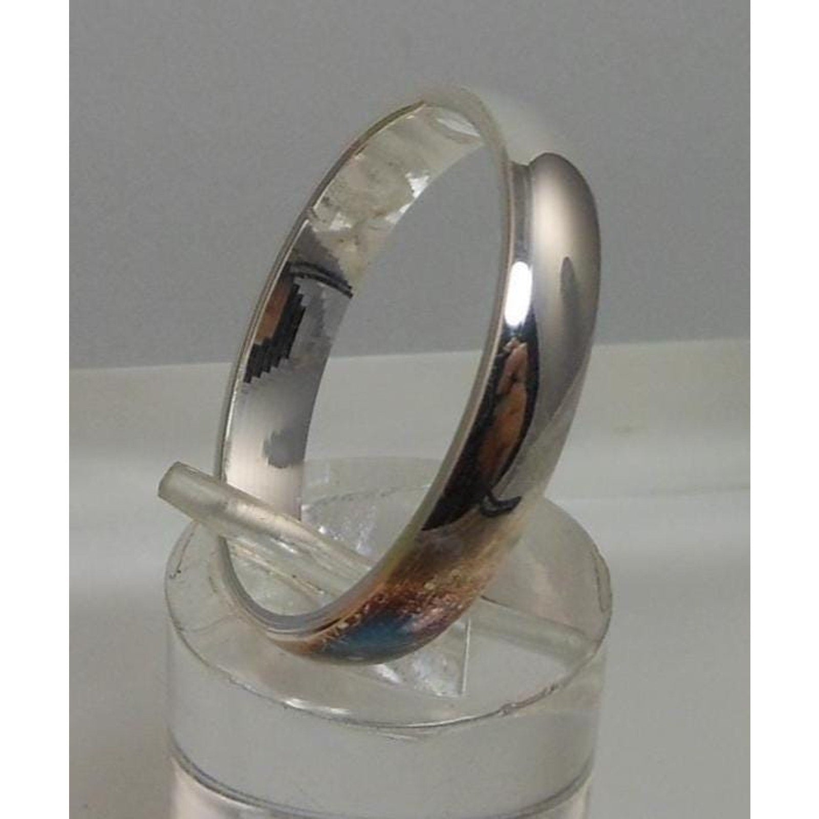 Handcrafted Silver Wedding Band Ring from Thailand: Size 11.75, 4mm Vintage 4.1g - HoneyThomas.com