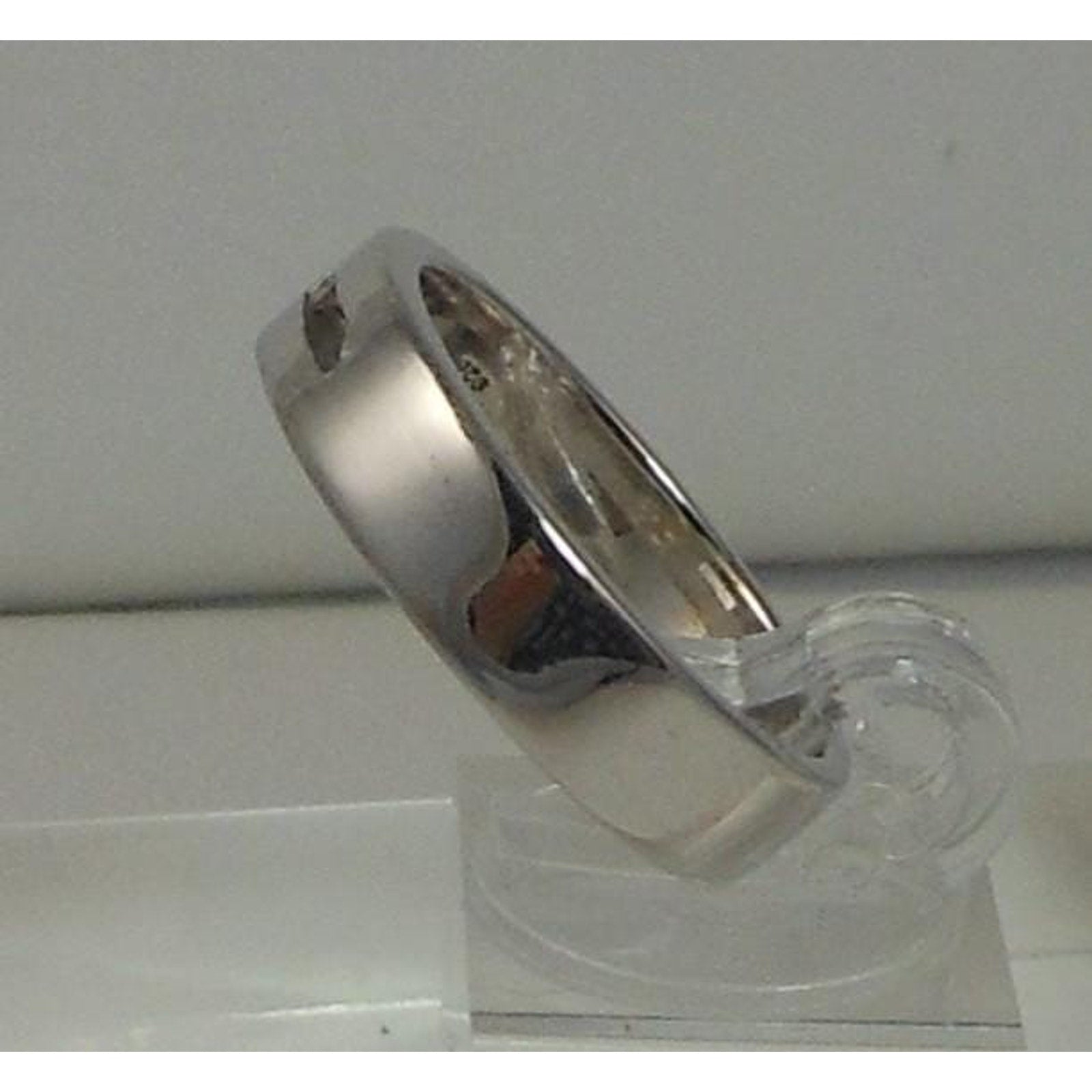 Stunning Handcrafted Vintage Sterling Silver Band Ring 925 NOS 5.8g Size 9.25