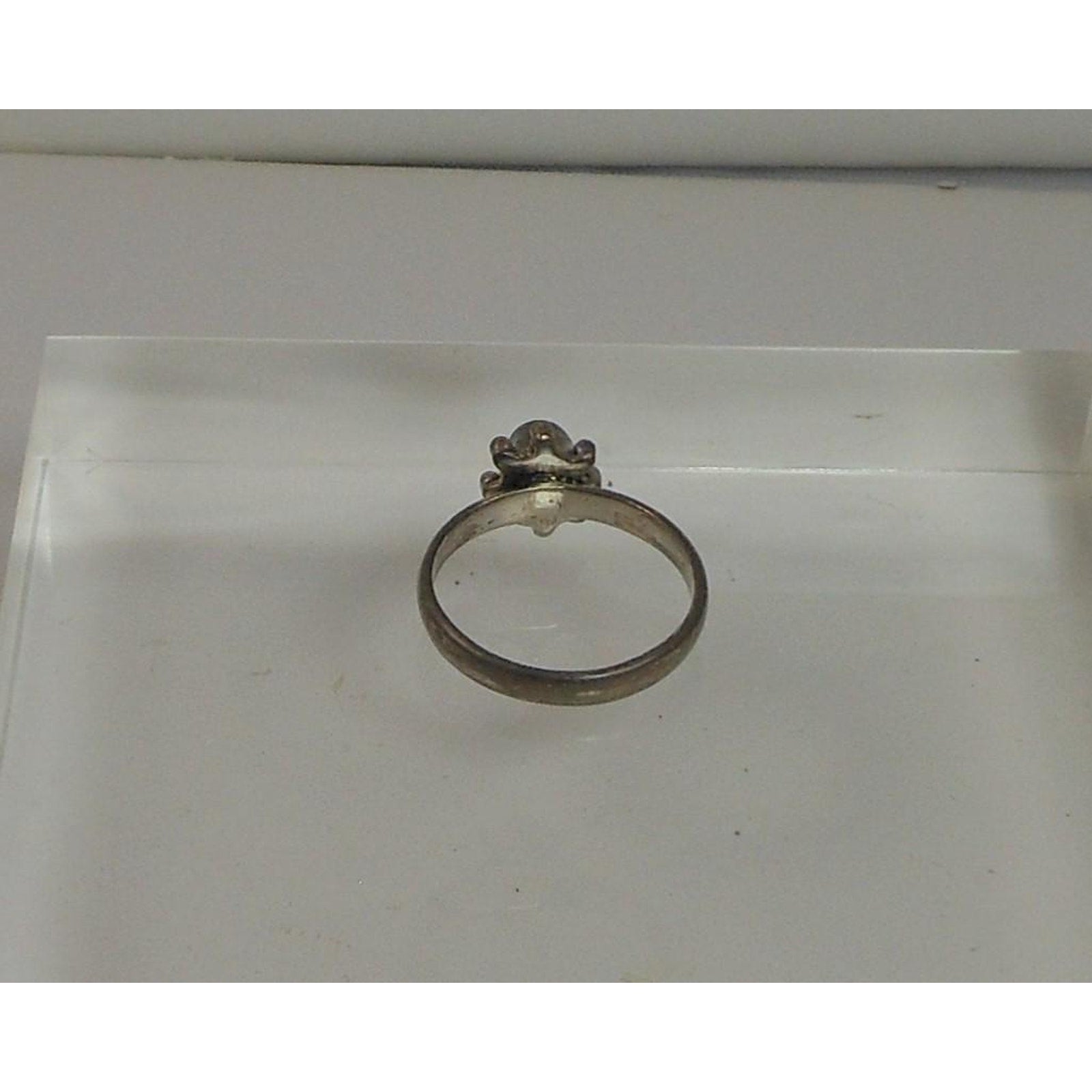 Handcrafted Gemstone Sterling Silver Ring - Vintage Bali Style - Size 6 - 2.1g - - HoneyThomas.com