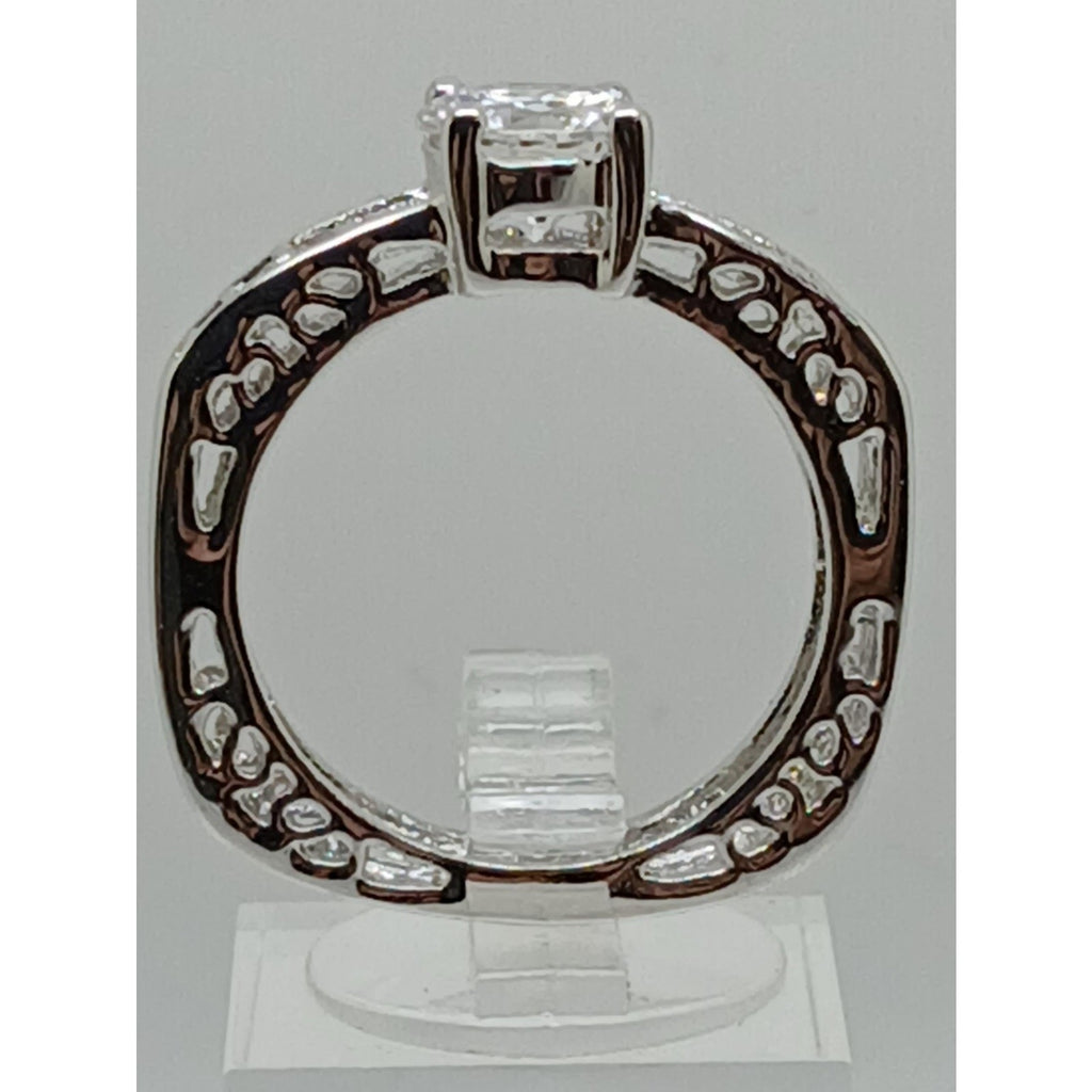 2 CT Unique Vintage Gold Plated Round Brilliant Sim Diamond CZ Engagement Ring 9 - HoneyThomas.com