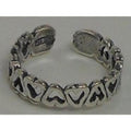 Vintage Sterling Silver Hearts Toe Ring - Handcrafted in Thailand, NOS 925 - HoneyThomas.com