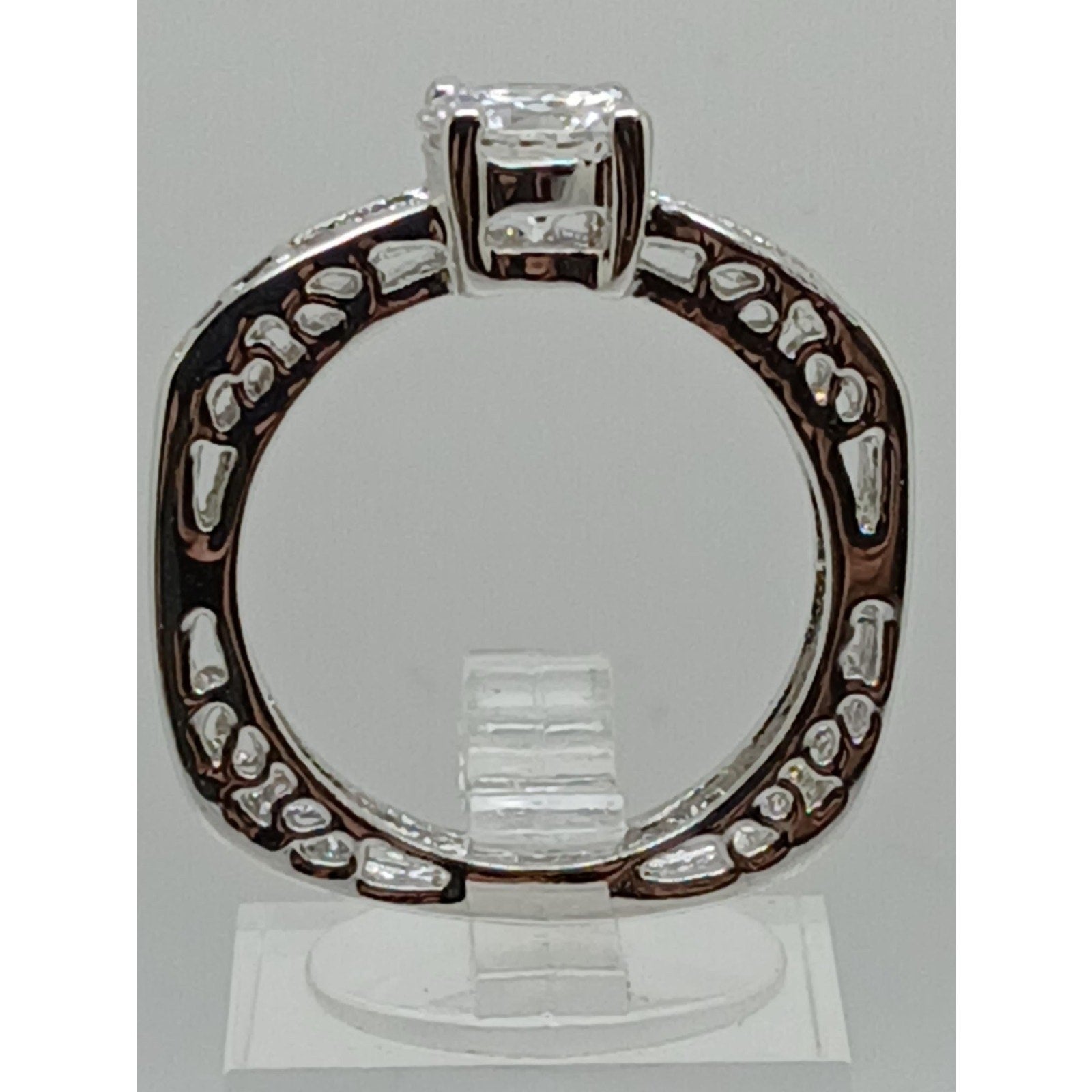 2 CT Unique Vintage Gold Plated Round Brilliant Sim Diamond CZ Engagement Ring 8 - HoneyThomas.com