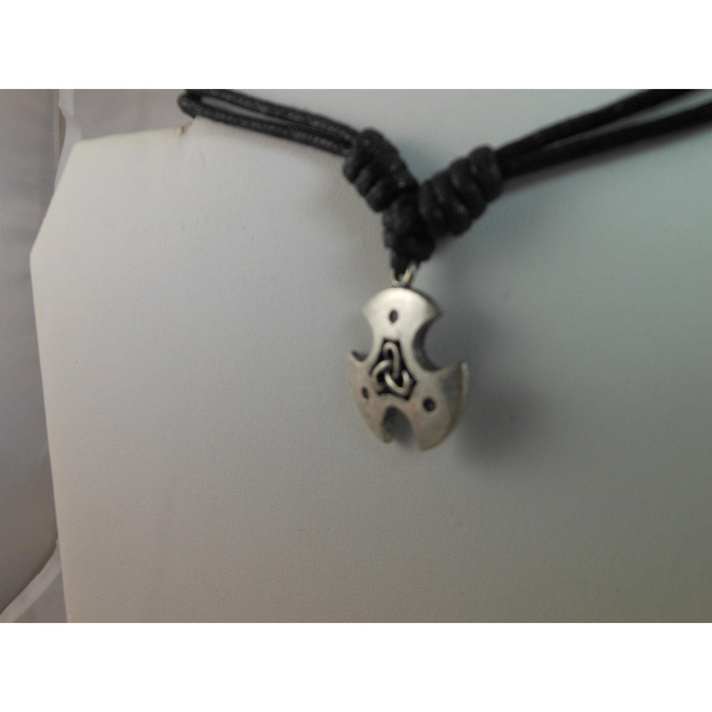 Mystical Vintage Celtic Cross Necklace Pendant Adjustable 24" Sacred Symbols NOS - HoneyThomas.com