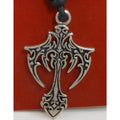 Vintage Celtic Cross Pendant Necklace 24" Adjustable Sacred Symbols NOS - HoneyThomas.com