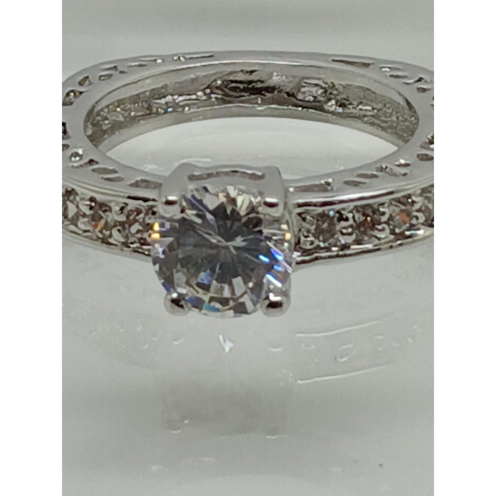 2 CT Unique Vintage Gold Plated Round Brilliant Sim Diamond CZ Engagement Ring 8 - HoneyThomas.com
