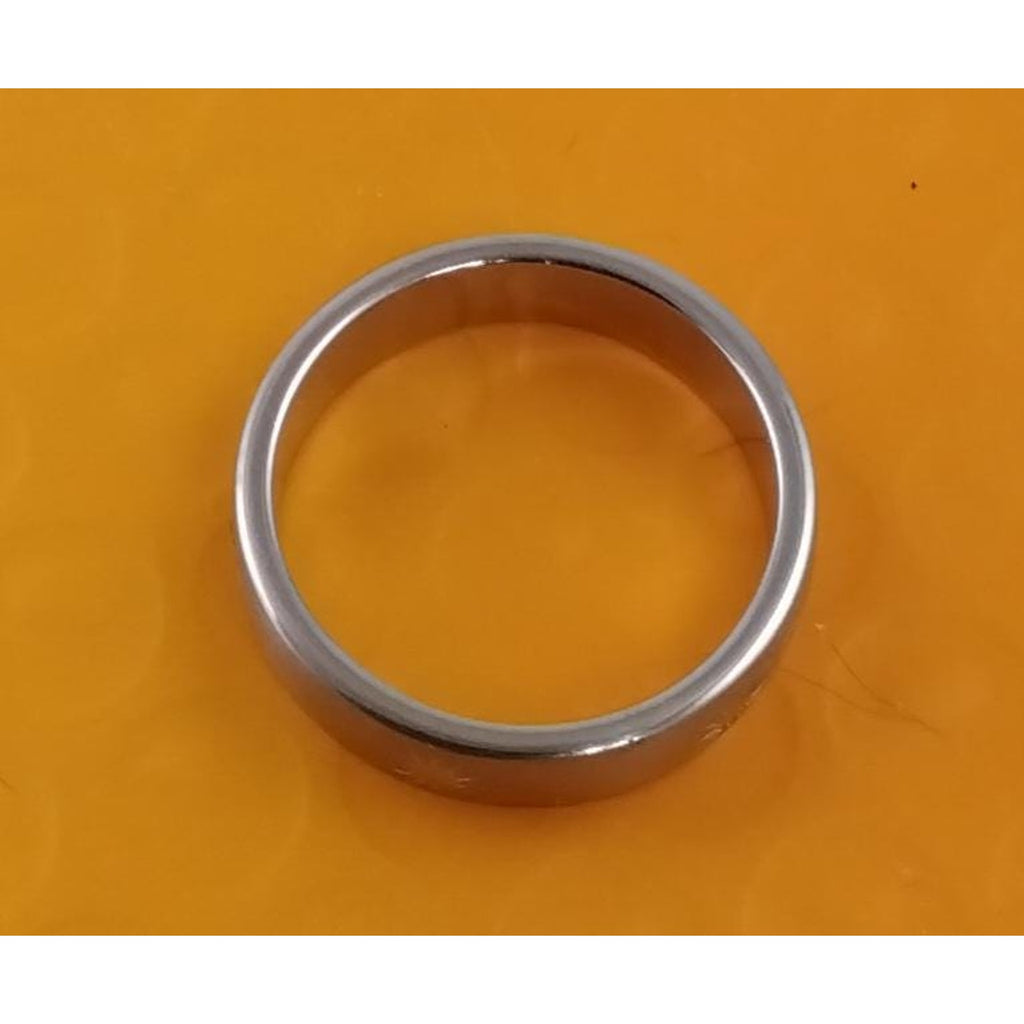 Elegant Vintage Handcrafted Stainless Steel Starburst Ring Size 12.25 - 6.2 grams -New-Old-Stock 6mm Wide - 2mm Thick