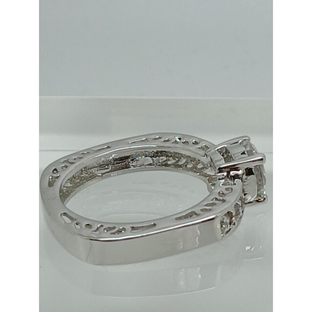 2 CT Unique Vintage Gold Plated Round Brilliant Sim Diamond CZ Engagement Ring 7 - HoneyThomas.com