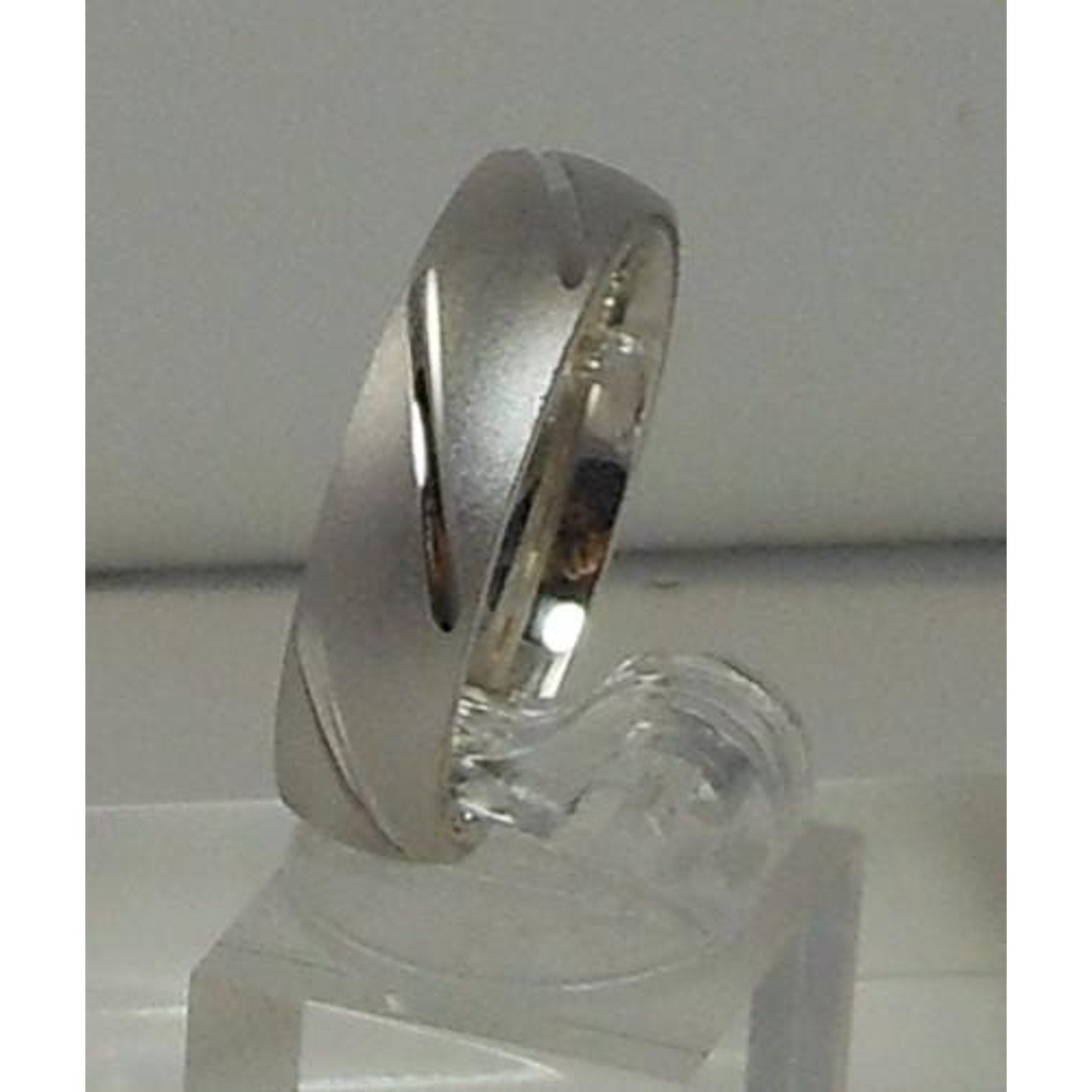 Handcrafted Diamond-Cut Wedding Band Ring | Vintage 925 Silver | Size 9.5 | 6.5g