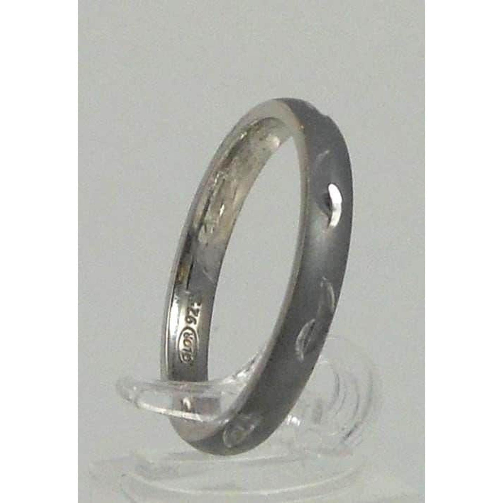 Sterling Silver Oxidized Diamond-Cut Ring Size 10, Handcrafted Vintage Patina - HoneyThomas.com