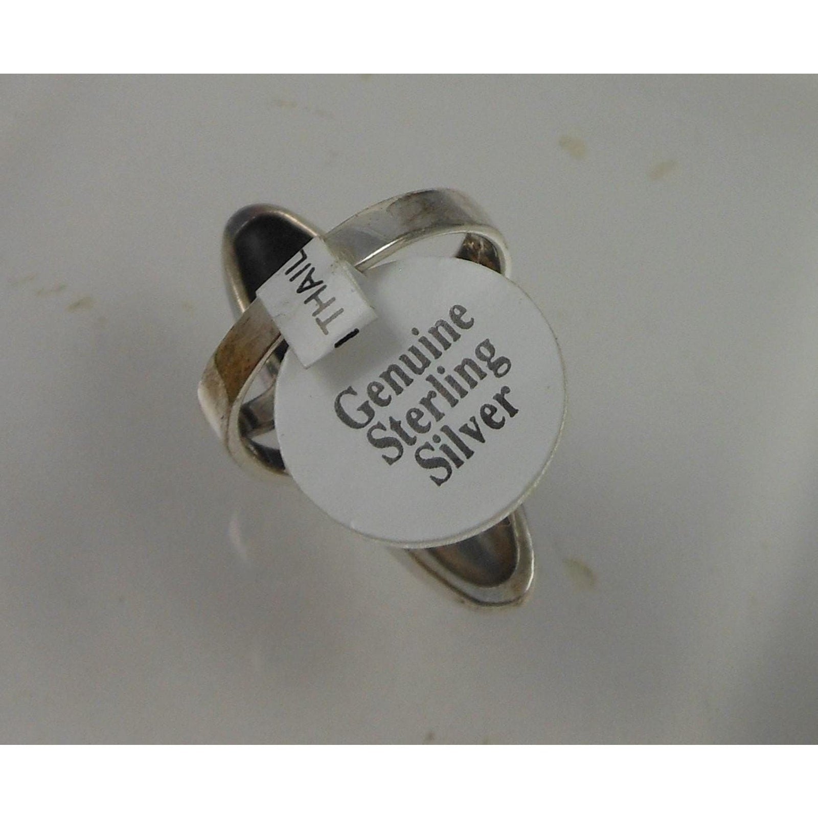 1990's Sterling Silver Statement Tribal Boho Ring Size 7 - HoneyThomas.com