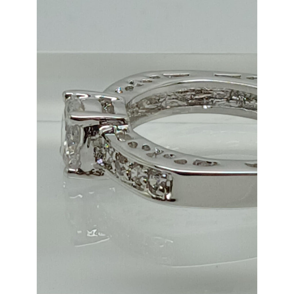 2 CT Unique Vintage Gold Plated Round Brilliant Sim Diamond CZ Engagement Ring 9 - HoneyThomas.com