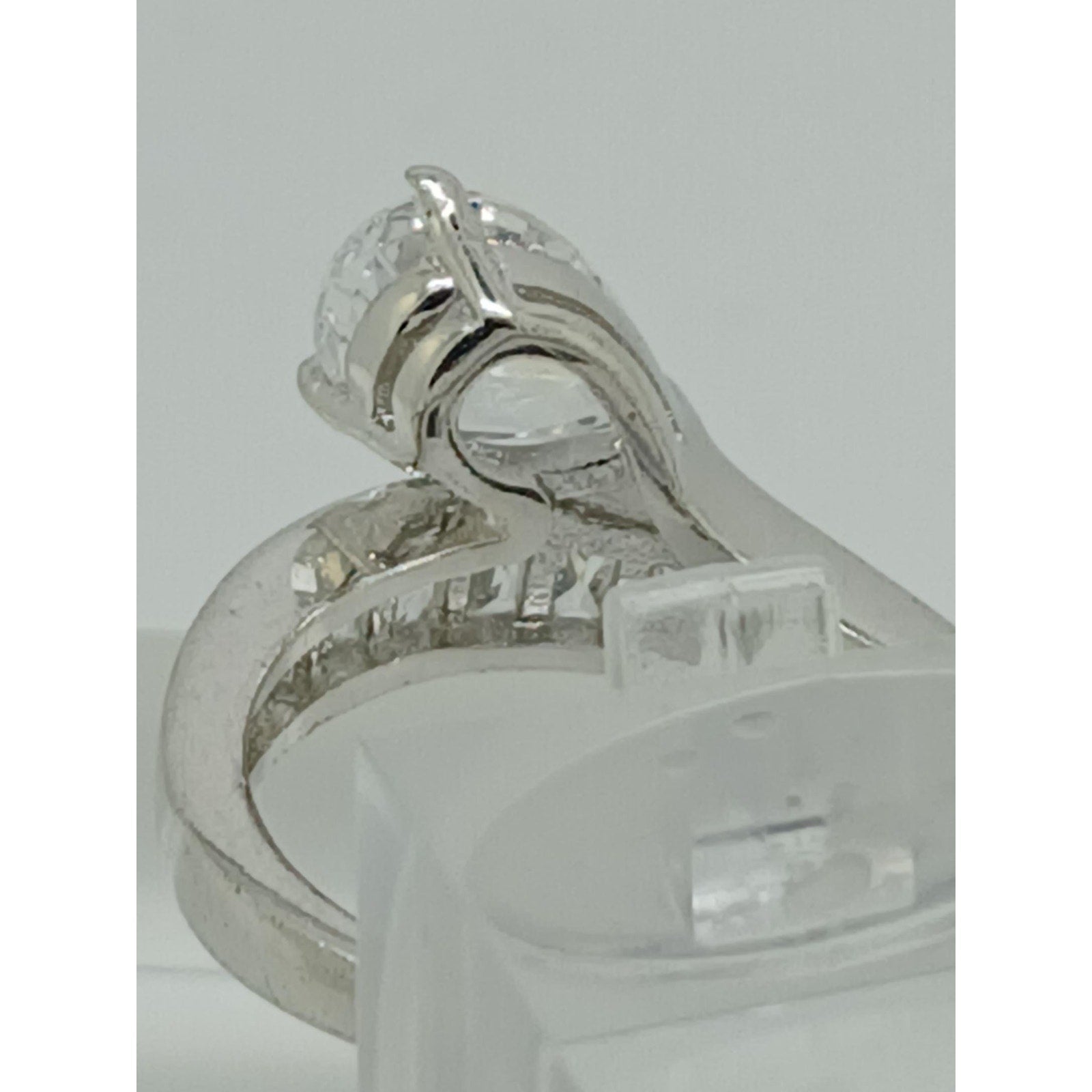 2.4CT Vintage Gold Plated Pear Radiant Cut Sim Diamond CZ Engagement Ring Size 6