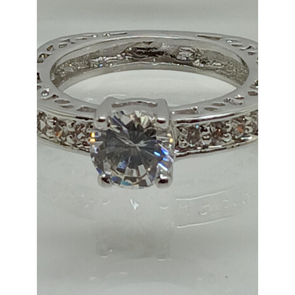 2 CT Unique Vintage Gold Plated Round Brilliant Sim Diamond CZ Engagement Ring 7 - HoneyThomas.com
