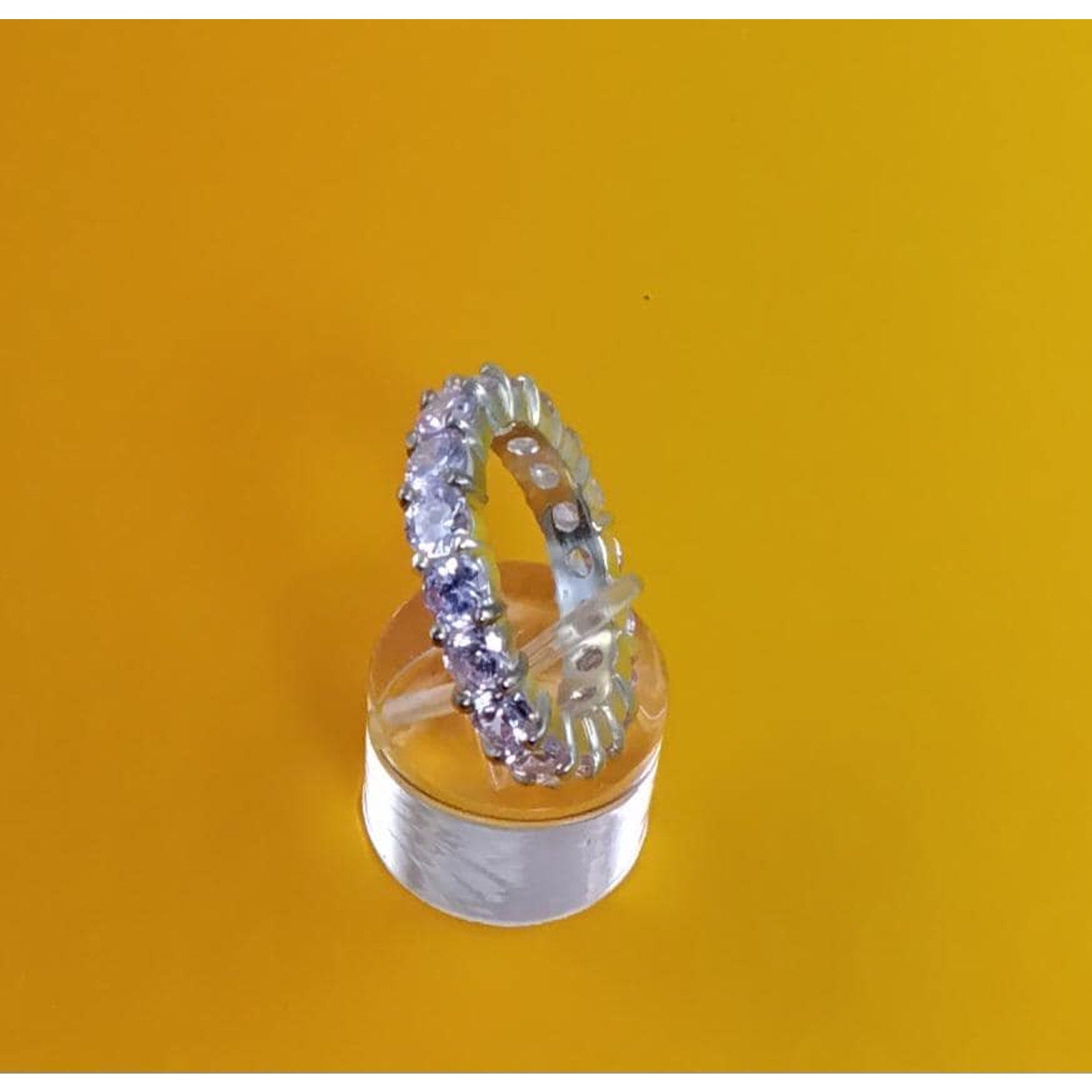 2.89 CT Sim Diamond 925 Sterling Silver CZ Engagement Wedding Band Ring Size 7