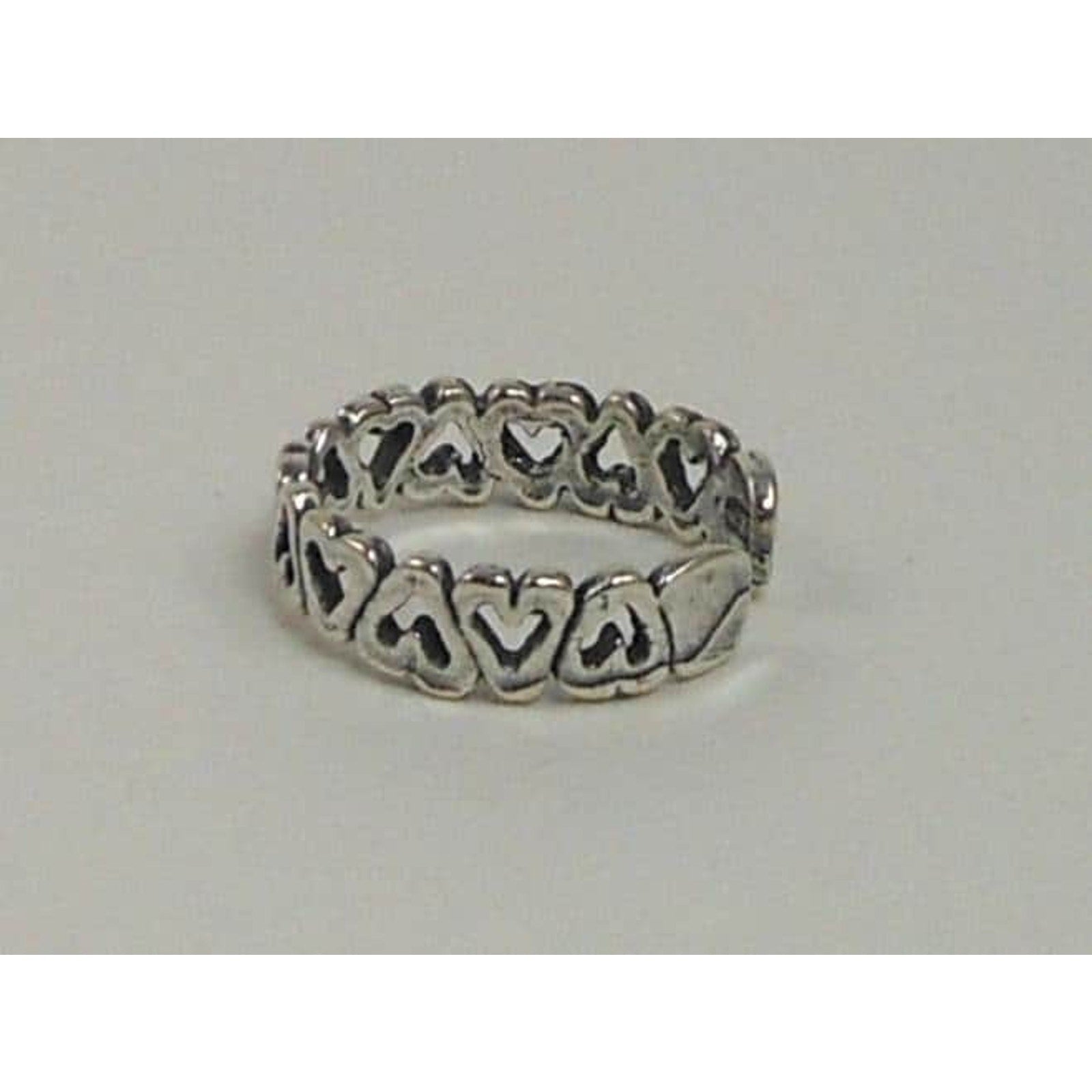 Vintage Sterling Silver Hearts Toe Ring - Handcrafted in Thailand, NOS 925 - HoneyThomas.com