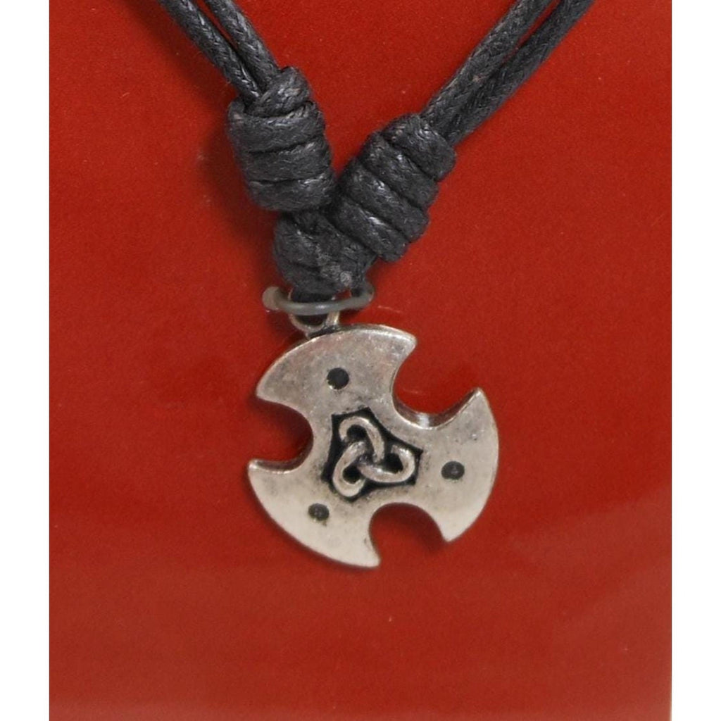Mystical Vintage Celtic Cross Necklace Pendant Adjustable 24" Sacred Symbols NOS - HoneyThomas.com